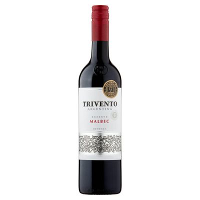 Trivento Reserve Malbec Red Wine Argentina 75cl - Thumbnail 2