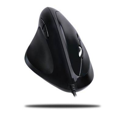 Adesso iMouse E7 - Left-Handed Vertical Ergonomic Programmable Gaming