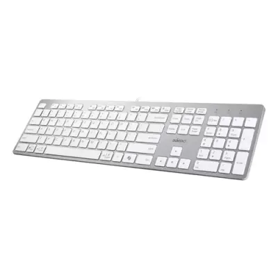 Adesso AKB-730UW keyboard Home/Office USB QWERTY UK International Whit - Thumbnail 3
