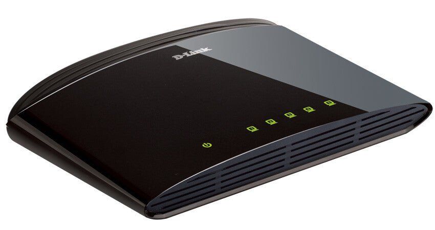 D-Link DES-1005D Unmanaged Fast Ethernet (10/100) Black - Image 1