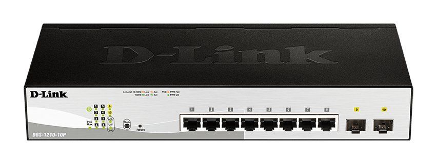 D-Link 10-Port Gigabit Smart Managed Switch including 2x SFP ports - Image 1