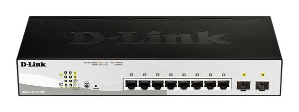 D-Link 10-Port Gigabit Smart Managed Switch including 2x SFP ports