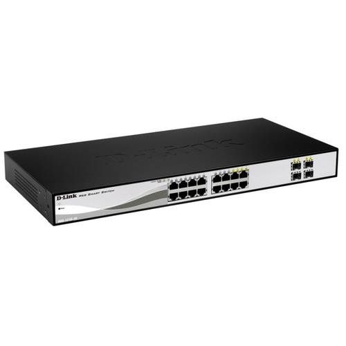 D-Link 16-Port Gigabit Smart Managed Switch with 4 Combo Ports - Image 1
