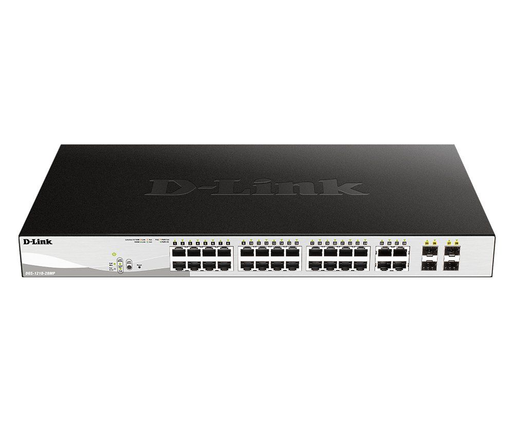 D-Link 28-Port Gigabit PoE Smart Managed Switch including 4 Combo Ports - Image 1