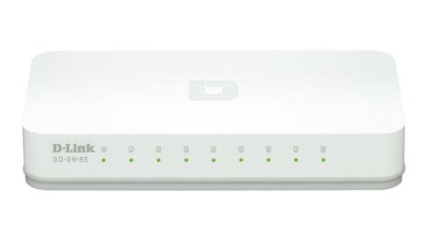 D-Link GO-SW-8E/E network switch Unmanaged Fast Ethernet (10/100) White