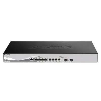 D-Link 8-port 10GBASE-T and 2-port SFP+ Multi-Gigabit Smart Managed Switch - Thumbnail 2