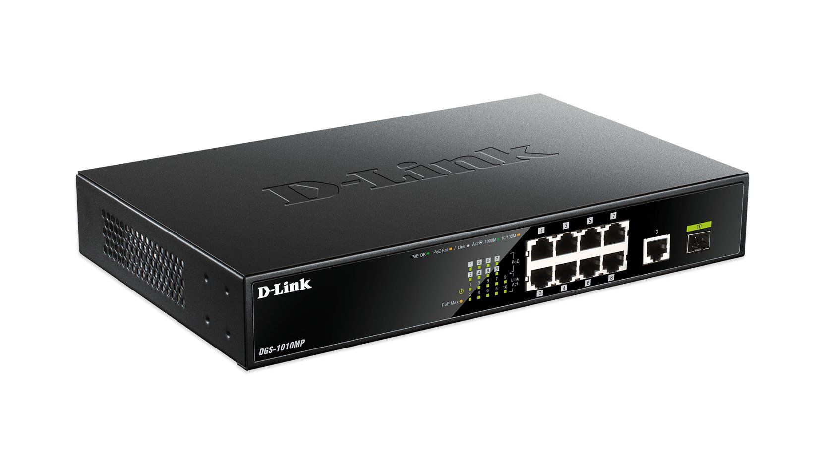 D-Link 10-Port Gigabit PoE Unmanaged Switch - Image 1