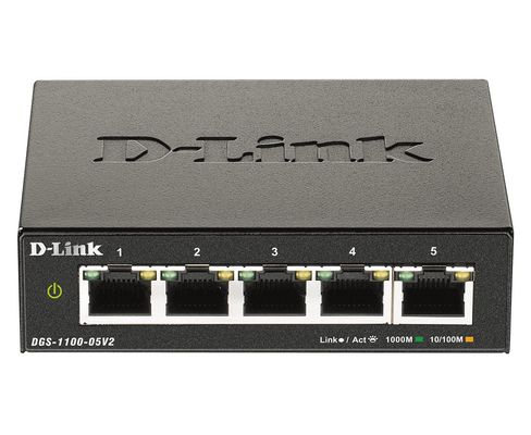 D-Link DGS-1100-05V2/E network switch Managed L2 Gigabit Ethernet (10/