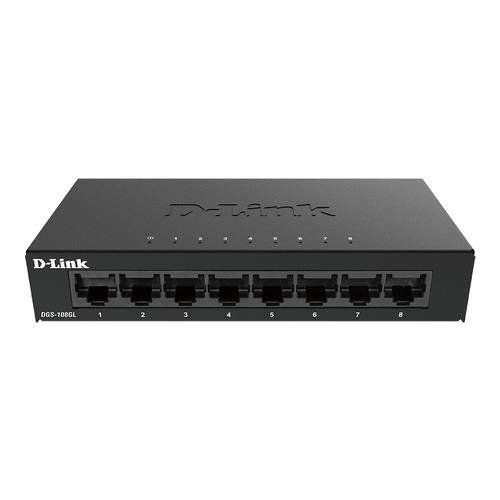 D-Link 8-Port Gigabit Unmanaged Desktop Switch - Image 1