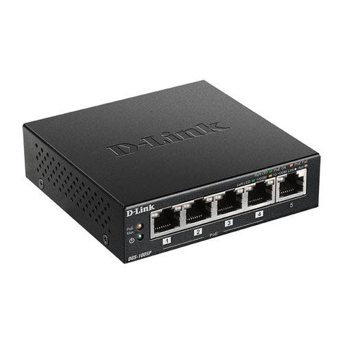 D-Link 5-Port Desktop Gigabit PoE+ Switch - Image 1