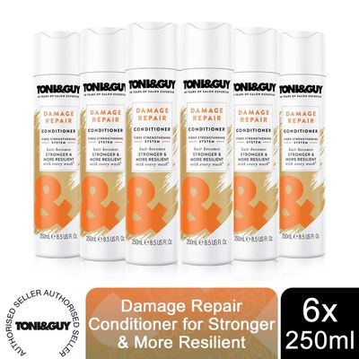 Toni and Guy Damage Repair Conditioner for All Hair Types - 250ml - Buy 6 / 9cm / 20cm