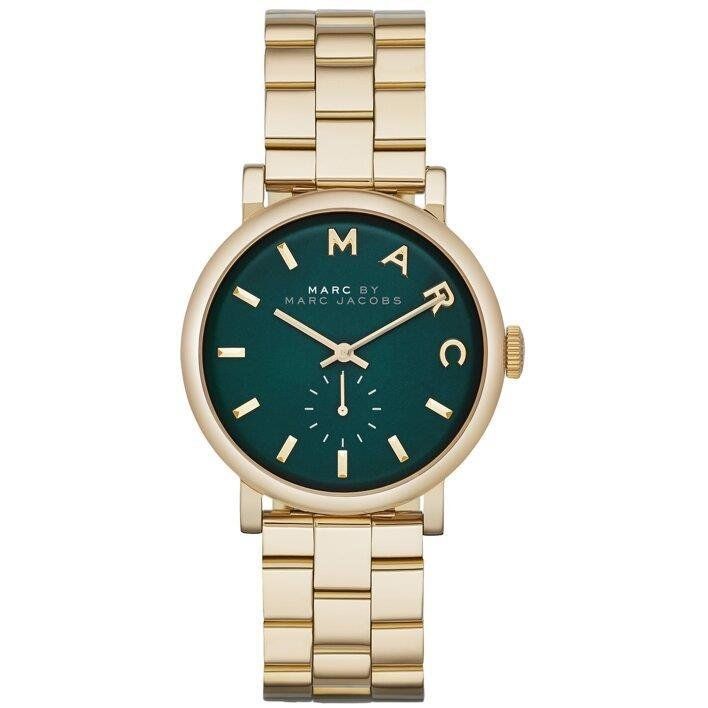 Marc Jacobs MBM3245 Baker Gold Green Dial Ladies Watch - Image 1
