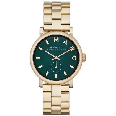 Marc Jacobs MBM3245 Baker Gold Green Dial Ladies Watch