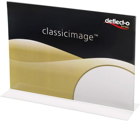 Deflecto 47905 sign holder/information stand Polystyrene (PS) Transpar
