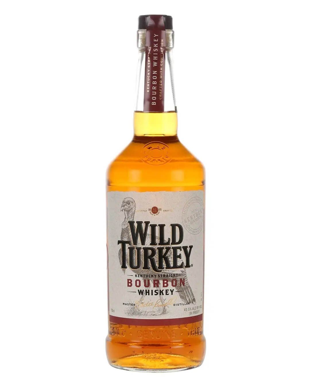 Wild Turkey 81 Proof Bourbon Kentucky Straight Bourbon - Image 1