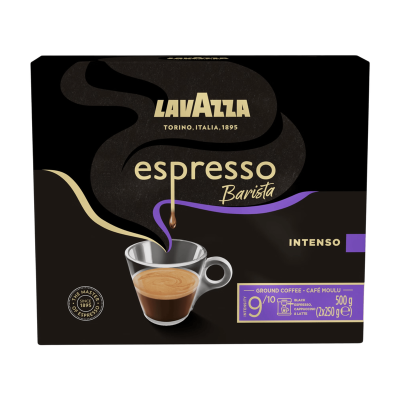 Lavazza Espresso Barista Ground Coffee Intenso - 2x250g - Image 1