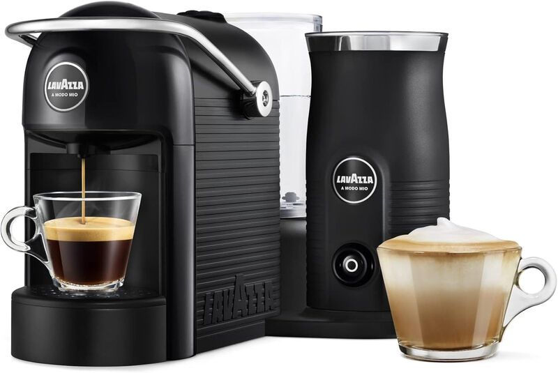 LAVAZZA A Modo Mio Coffee Machine with Milk Frother- Black, Black - Image 1