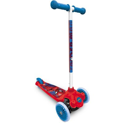 Marvel Spider-Man 3-Wheel Twist Scooter - Red
