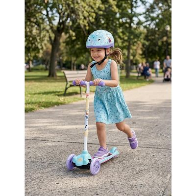 Disney Frozen 3-Wheel Twist Scooter - Light Blue - Thumbnail 2