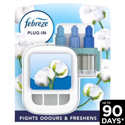 Febreze 3Volution Air Freshener Starter Kit Cotton Fresh 20ML - Thumbnail 2