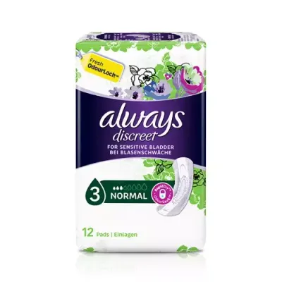 Always Discreet Normal Sanitary napkin 12 pc(s)