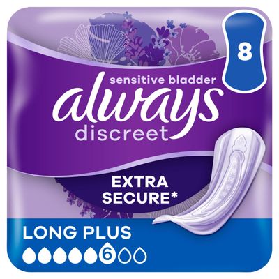 Always Discreet Incontinence Pads Long Plus - Thumbnail 2