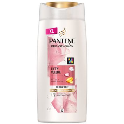Pantene Pro-V Miracles Lift 'N' Volume Thickening Shampoo 600ml - Thumbnail 2