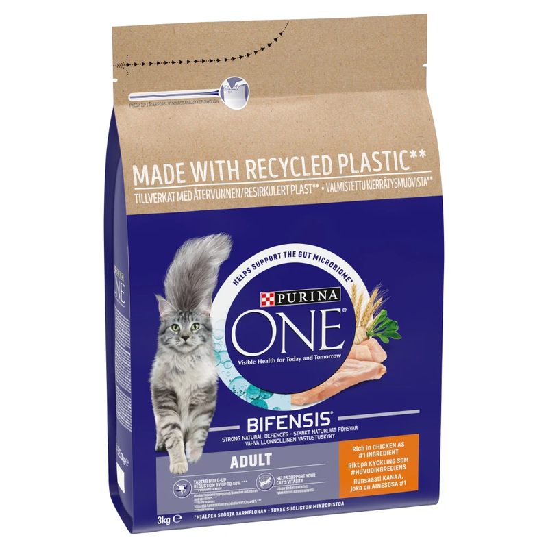 PURINA ONE Chicken Dry Cat Food 3kg - Image 1