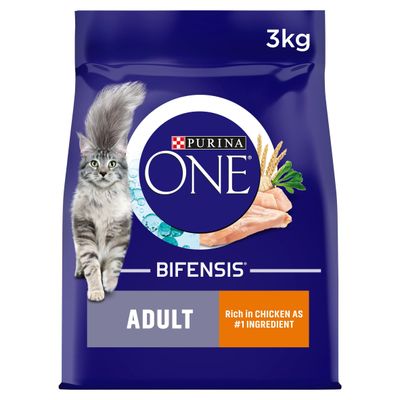 PURINA ONE Chicken Dry Cat Food 3kg - Thumbnail 2