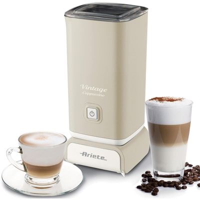 ARIETE Cappuccino 2878 Vintage Milk Frother - Beige, Cream
