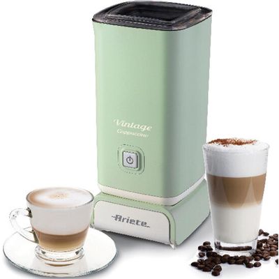 ARIETE Cappuccino 2878 Vintage Milk Frother - Green, Green