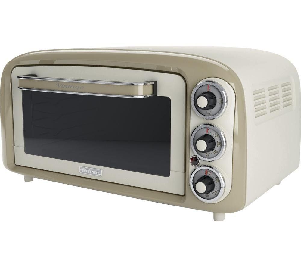 Vintage 18L Electric Mini Oven Cream - Cream - Image 1