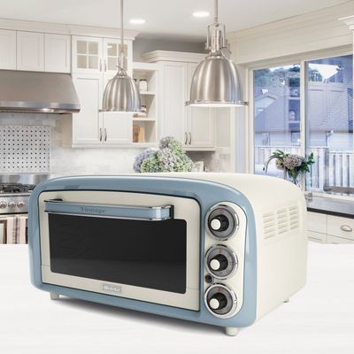 ARIETE Vintage 979 Electric Mini Oven - Blue, Blue