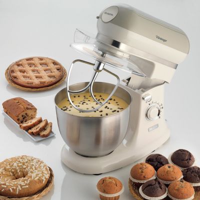 ARIETE Vintage 1588 Stand Mixer - Beige, Cream,Brown