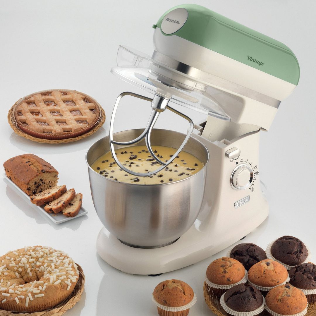 ARIETE Vintage 1588 Stand Mixer - Green, Green - Image 1