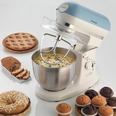 ARIETE Vintage 1588 Stand Mixer - Blue, Blue
