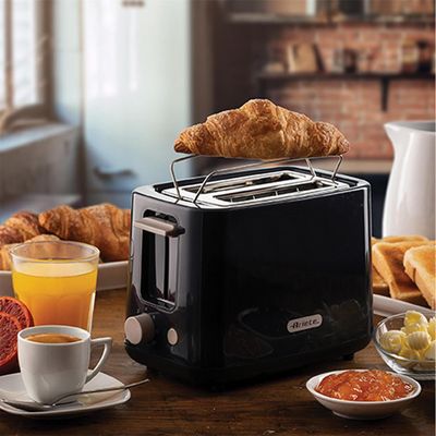 ARIETE Breakfast 0157 2-Slice Toaster - Dark Grey, Silver/Grey