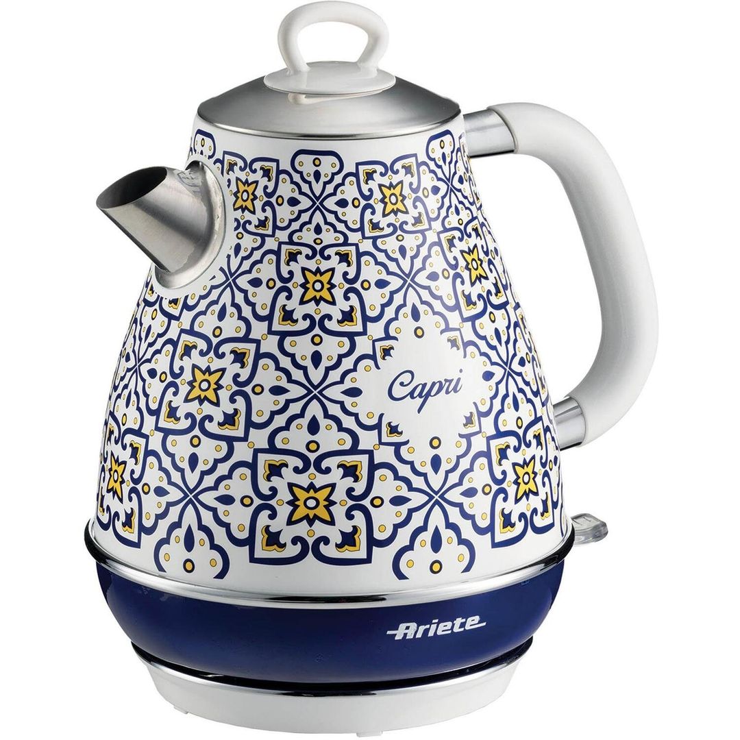 ARIETE Capri 2869/0C Jug Kettle - Blue & White, Blue,White - Image 1
