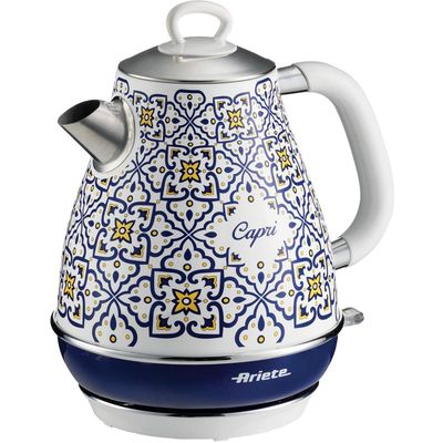 ARIETE Capri 2869/0C Jug Kettle - Blue & White, Blue,White