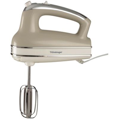 ARIETE Vintage 1548 Hand Mixer - Beige, Cream