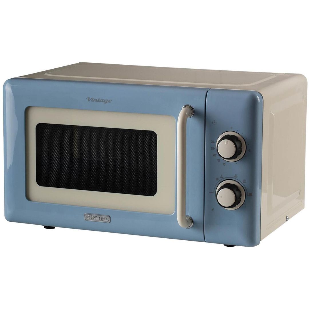 ARIETE Vintage 3960 Solo Microwave - Blue, Blue - Image 1
