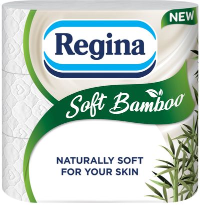 Regina Soft Bamboo Toilet Tissue, 3-Ply, 9 Rolls - Thumbnail 2