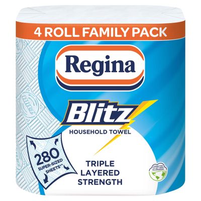 Regina Blitz Household Towel 4 Rolls