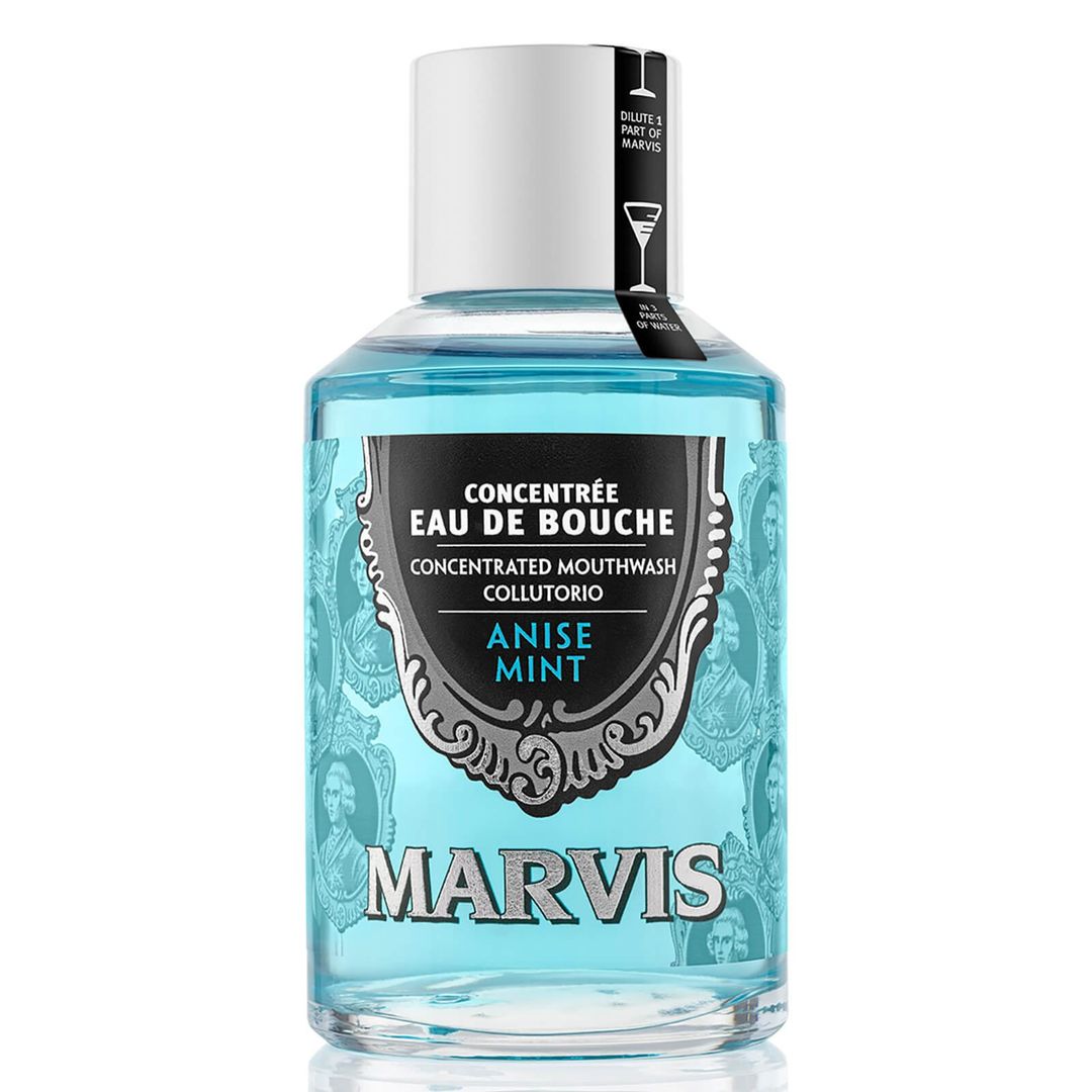 Marvis Concentrated Mouthwash Aniseed Mint 120ml - Image 1
