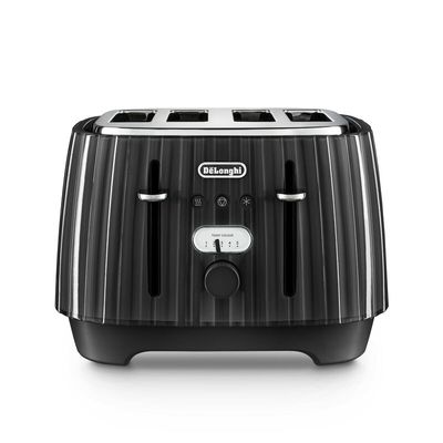 DeLonghi 4 Slice Ballerina Toaster - Black