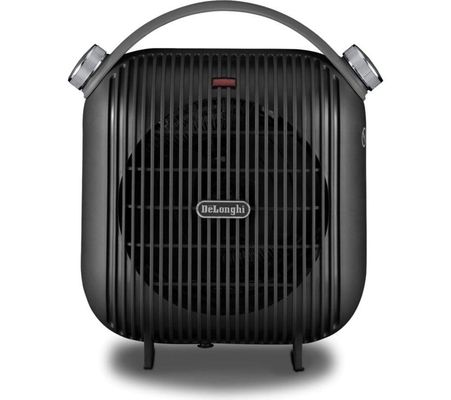 Delonghi 2.4KW Capsule Hobby Fan Heater - Black