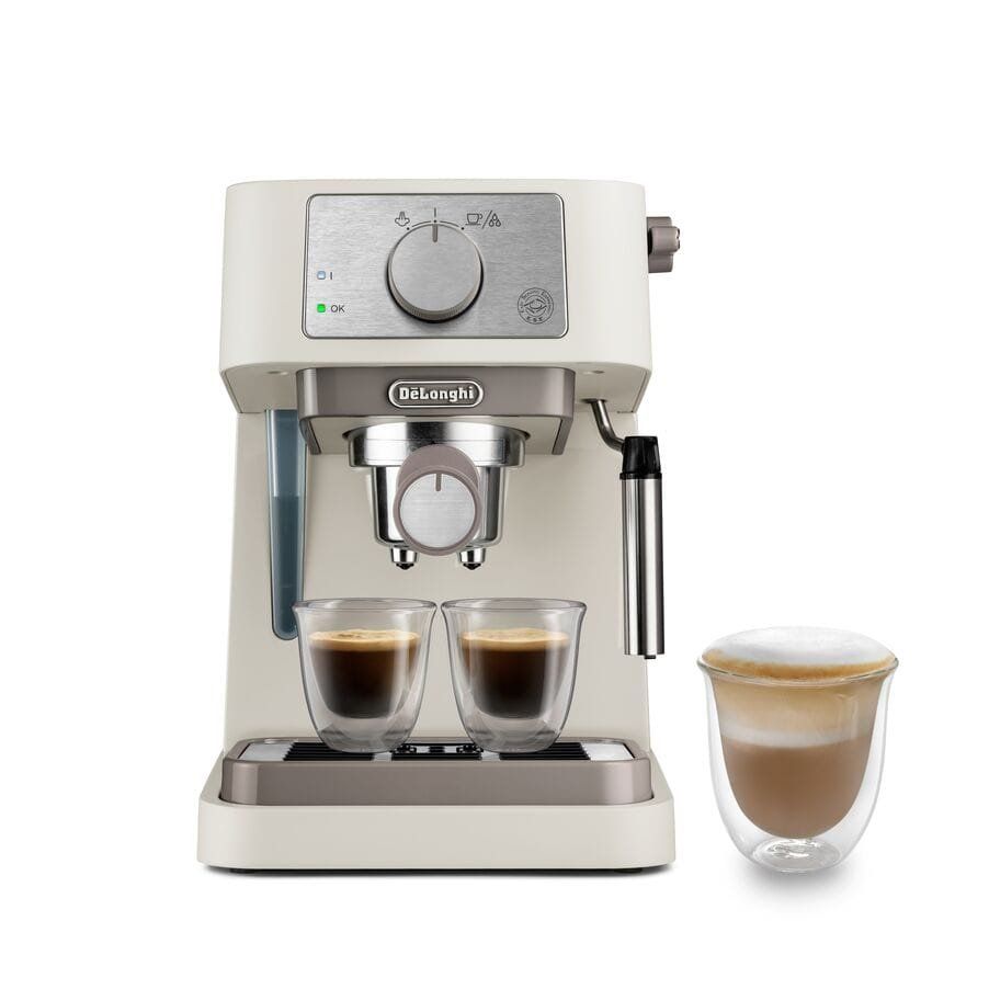 DeLonghi Stilosa Espresso Coffee Machine EC260.CR Cream - Image 1