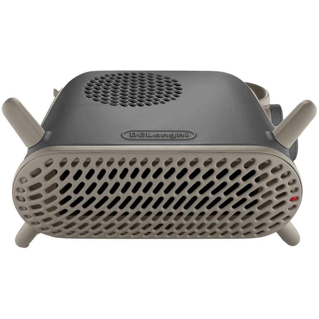 Delonghi Capsule Fit Fan Heater, 2.4KW Grey - Grey - Image 1