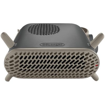 Delonghi Capsule Fit Fan Heater, 2.4KW Grey - Grey