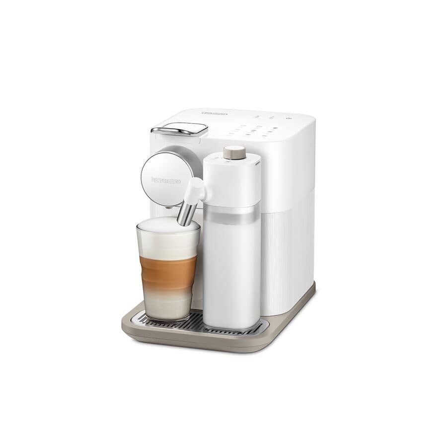 DeLonghi EN640.W Gran Lattissima White Fully Automatic Nespresso Coffee Machine with Milk Frother - Image 1